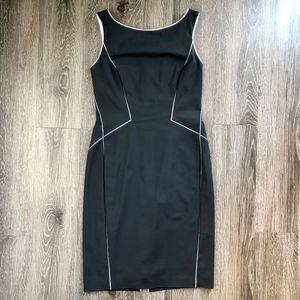 Lafayette 148 exposed zipper sheath dress